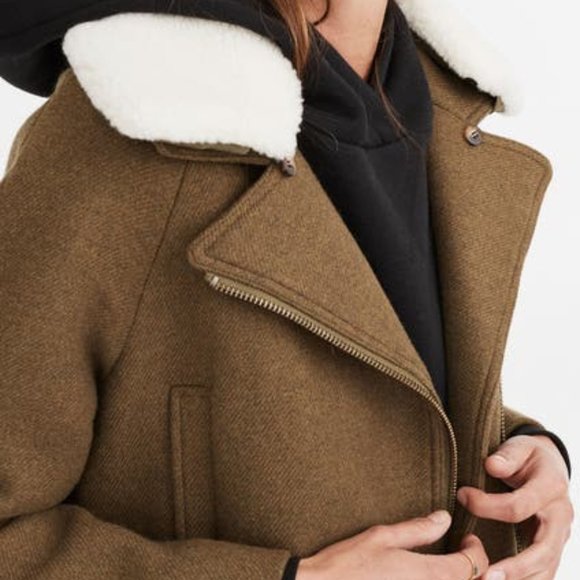 MADEWELL Eldridge Zip Coat in Insuluxe Fabric S - Picture 3 of 9